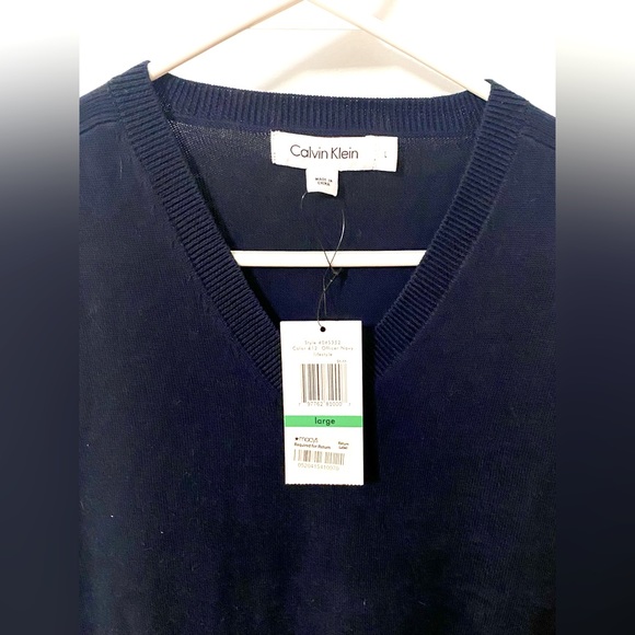 Navy Sweater Vest - Picture 2 of 5